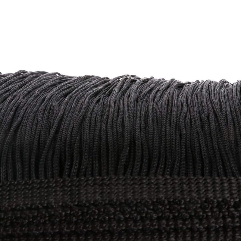HEARTWISH Fringe Trim Lace Polyerter Fibre Tassel 6inchï¼ˆâ€³ï¼‰ Wide 10 Yards Long for Clothes Accessories and Latin Wedding Dress and DIY Lamp Shade Decoration Black White Red (Black) - Image 5